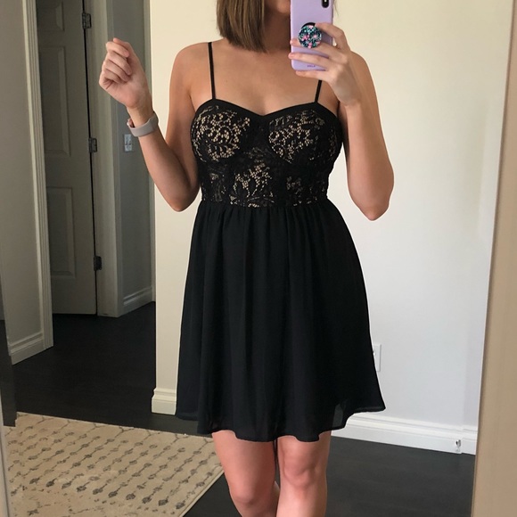 Xhilaration Dresses & Skirts - Lace Spaghetti Strap Mini Dress